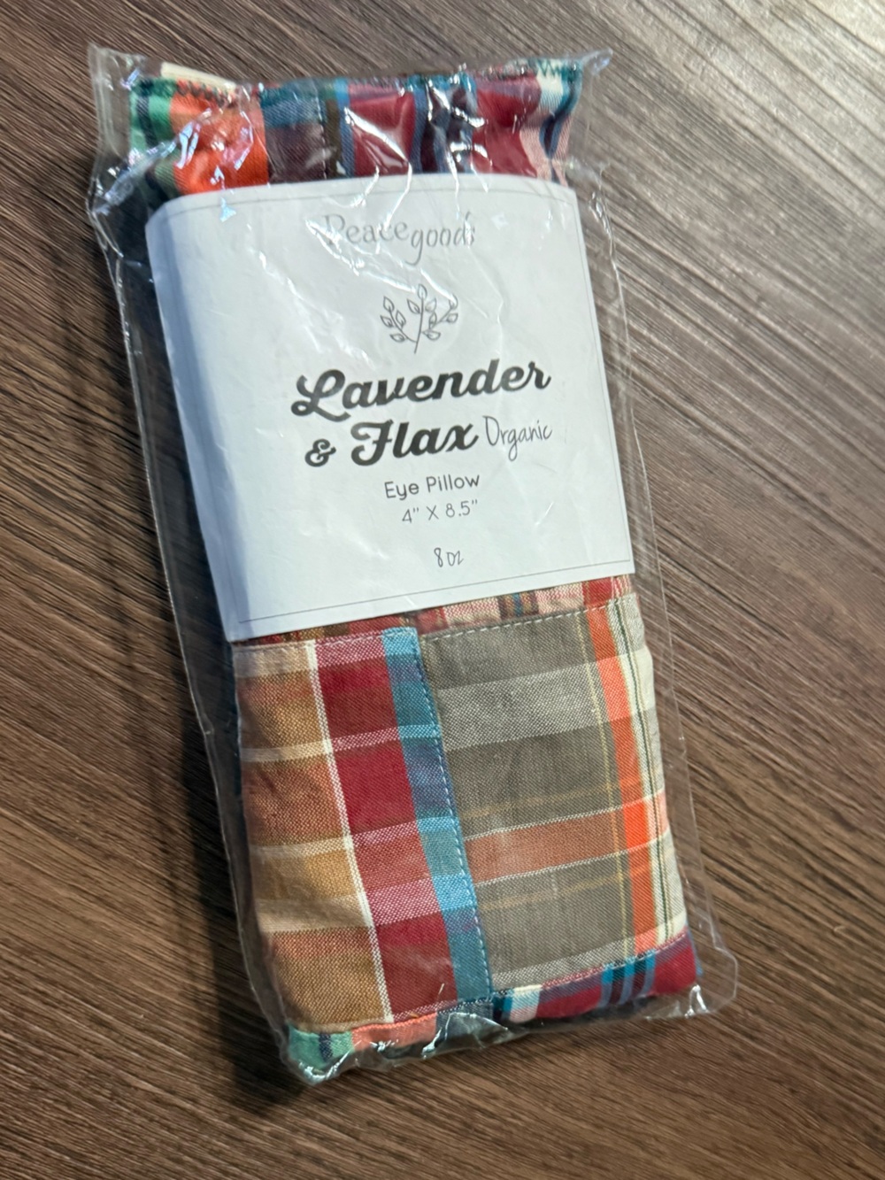 New Plaid Eye Pillow - Multi-Color